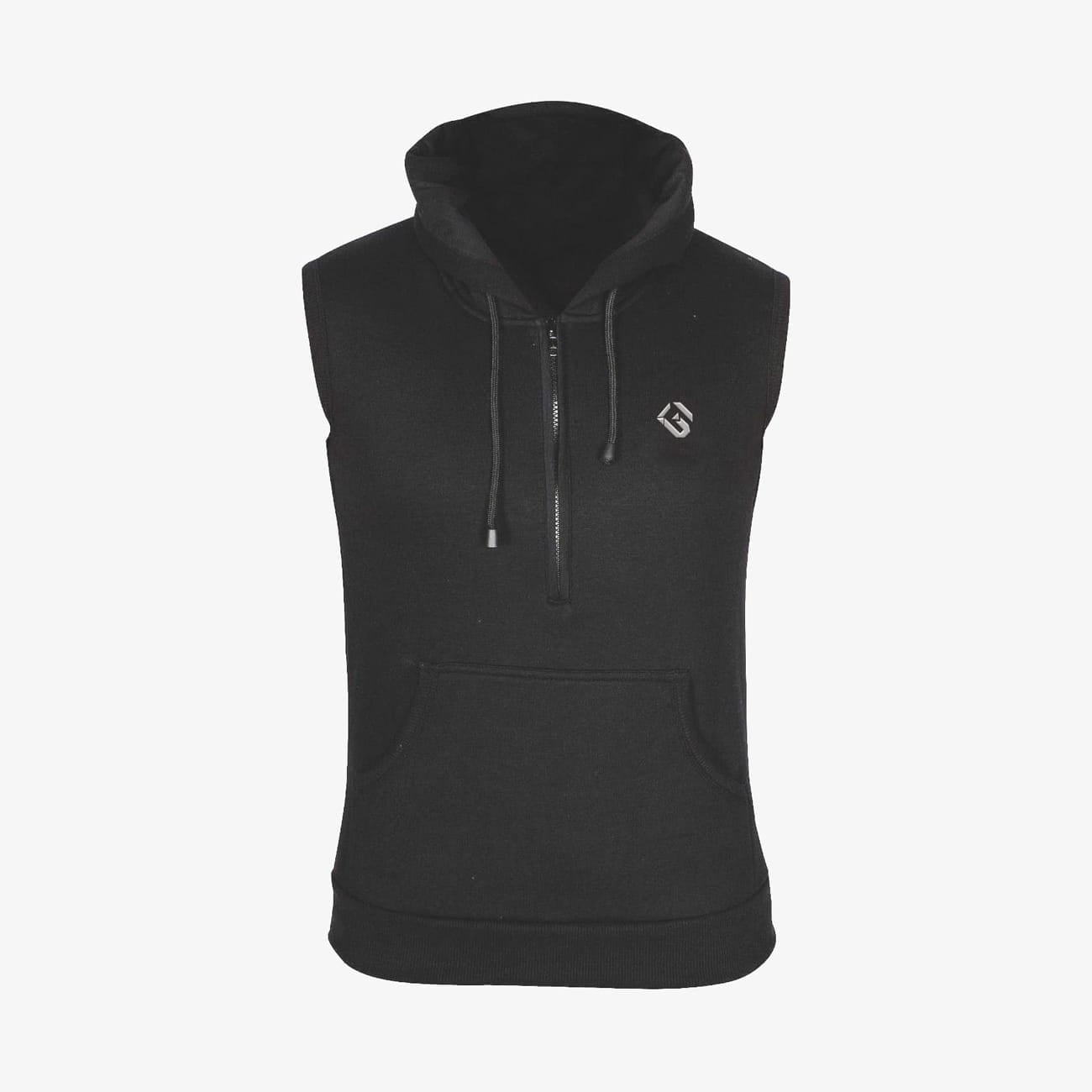 Plain Sleeveless Hoodies Velx Fitness Apparel