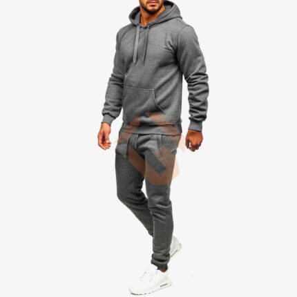 Fleece Tracksuit Charcoal