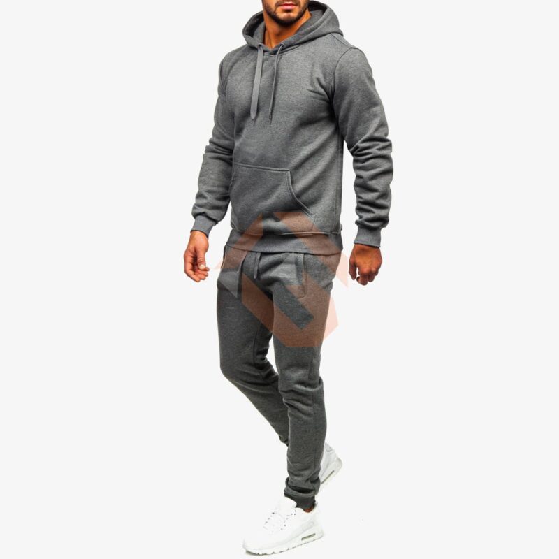 Fleece Tracksuit Charcoal
