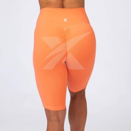 High Waist Scrunch Butt Shorts Back View