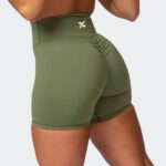 Scrunch Bike Shorts Green Ivy