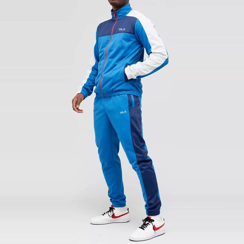 Contrast Polyknit Mens Tracksuit