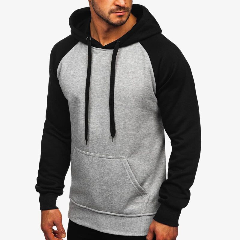 Grey Mens Hoodie