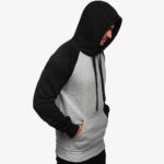Grey Mens Gym Hoodie