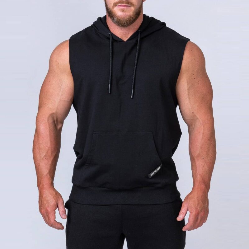 Mens Sleeveless Hoodie