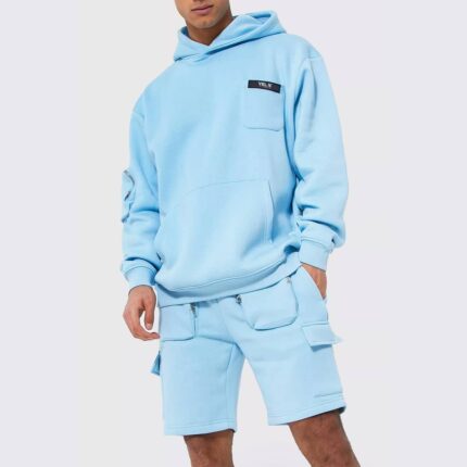 Oversized Cargo Short Tracksuit
